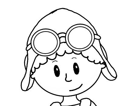 Aviator Dark Skin Coloring