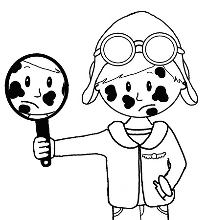 Aviator Boy Mirror