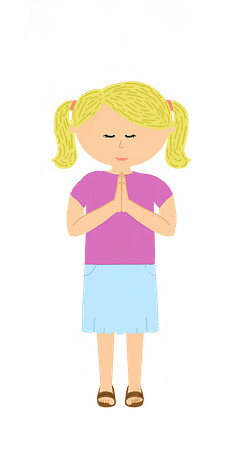 Girl Praying