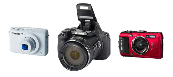misc cameras of different makes and models
